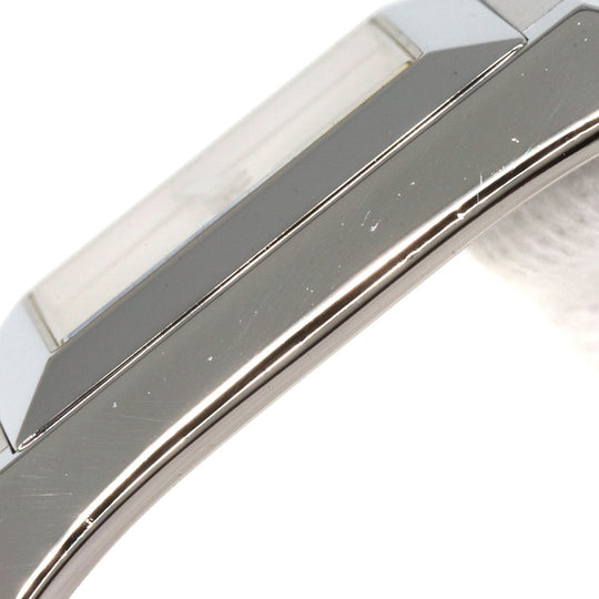 GUCCI Watches Quartz 111L Stainless Steel , Stainless Steel Silver Square face Ivory dial Women Used Authentic