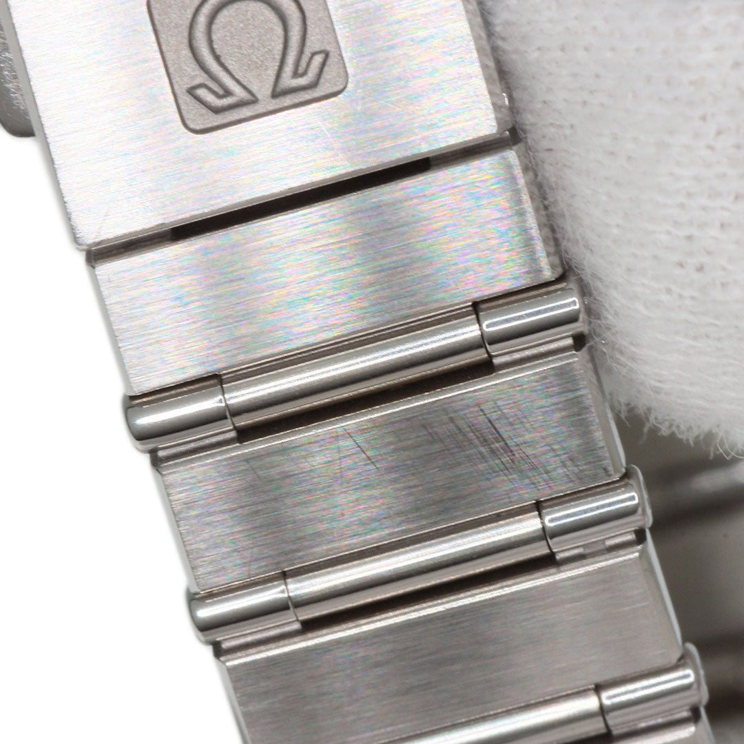 OMEGA Watches Quartz Stainless Steel , Stainless Steel Silver Constellation flat bezel Silver dial Women Used Authentic