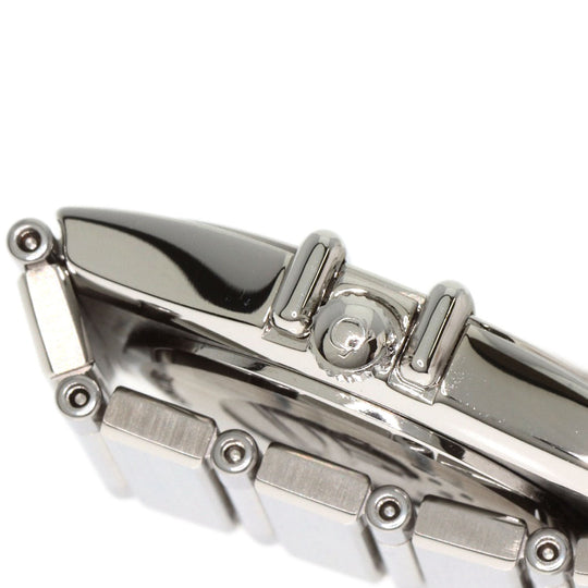 OMEGA Watches Quartz Stainless Steel , Stainless Steel Silver Constellation flat bezel Silver dial Women Used Authentic