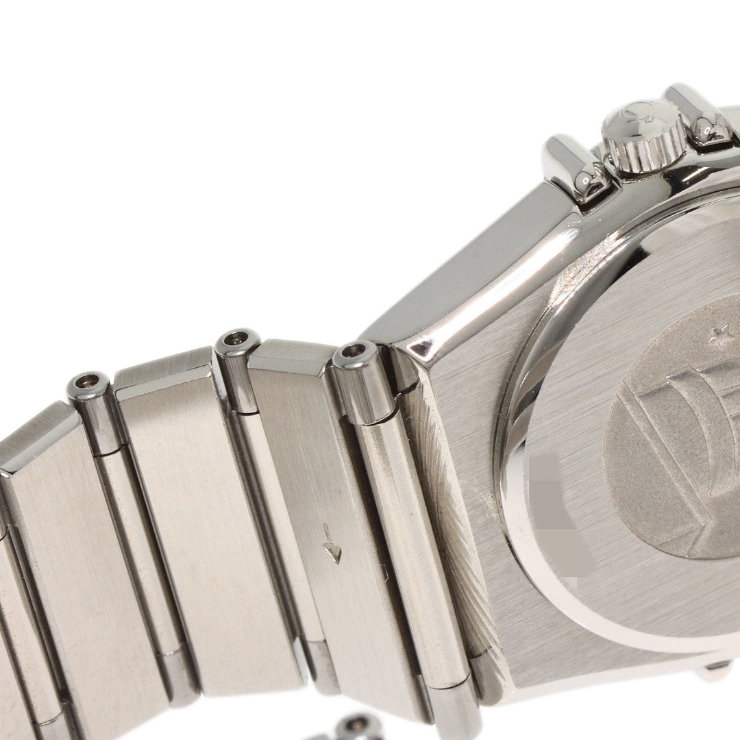 OMEGA Watches Quartz Stainless Steel , Stainless Steel Silver Constellation flat bezel Silver dial Women Used Authentic