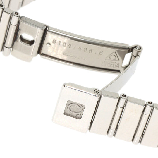 OMEGA Watches Quartz Stainless Steel , Stainless Steel Silver Constellation flat bezel Silver dial Women Used Authentic