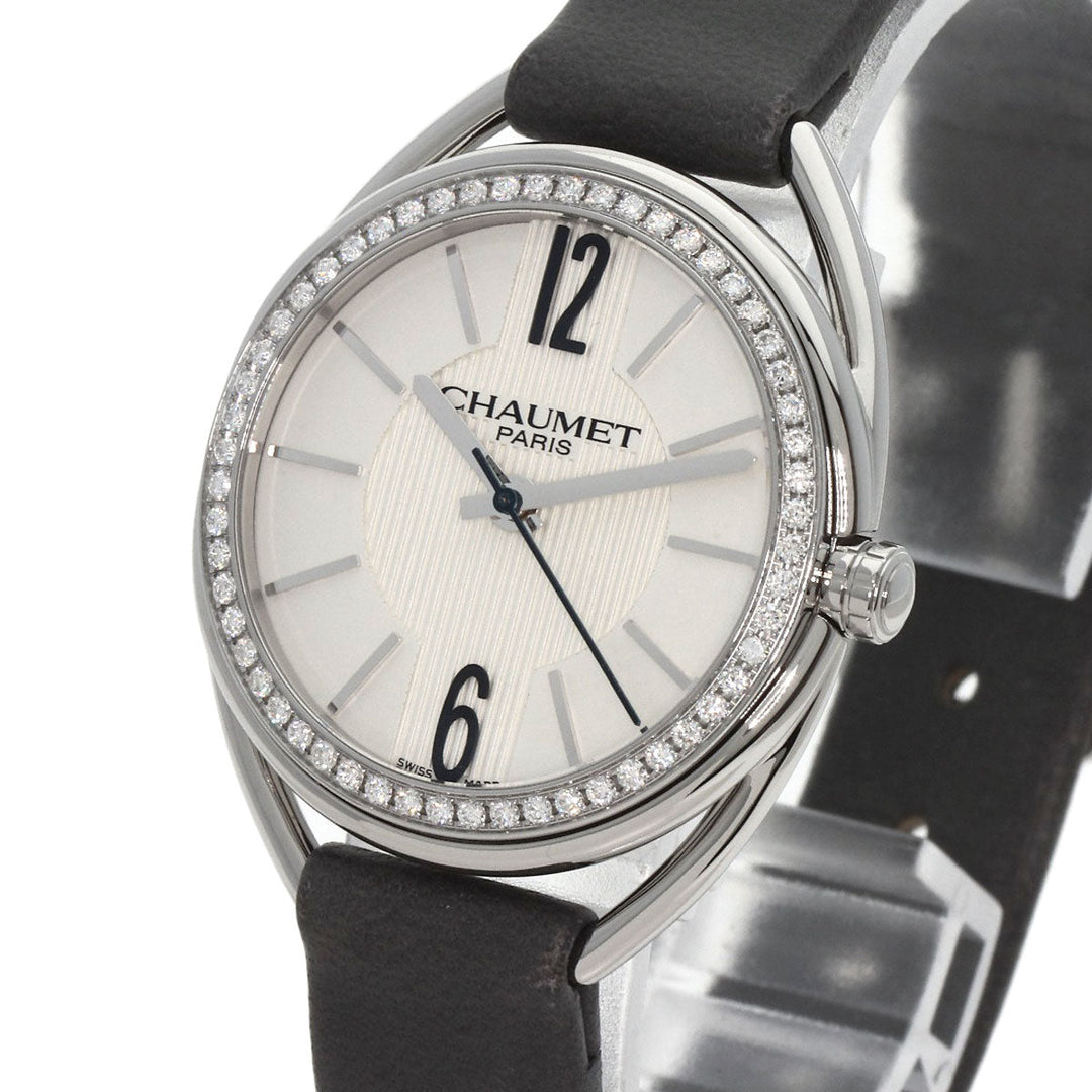 Chaumet Watches Quartz W23211-01A Stainless Steel Silver Lian Diamond Bezel Silver dial