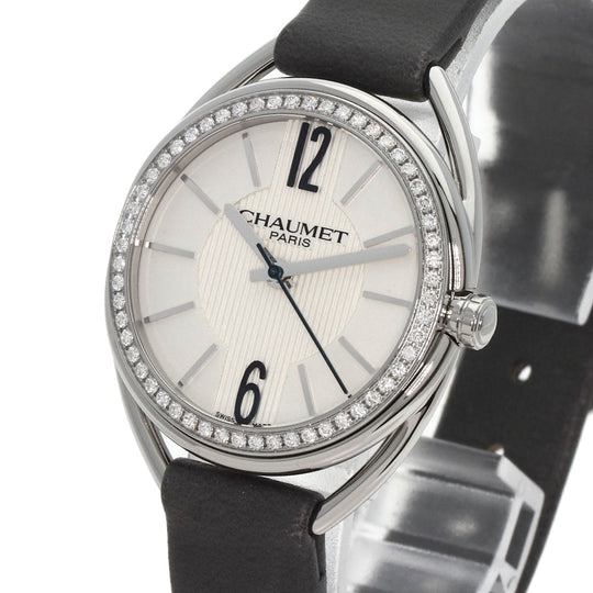 Chaumet Watches Quartz W23211-01A Stainless Steel Silver Lian Diamond Bezel Silver dial