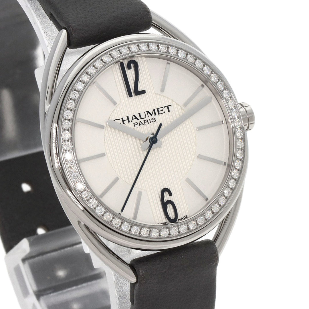 Chaumet Watches Quartz W23211-01A Stainless Steel Silver Lian Diamond Bezel Silver dial