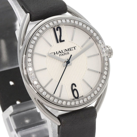Chaumet Watches Quartz W23211-01A Stainless Steel Silver Lian Diamond Bezel Silver dial