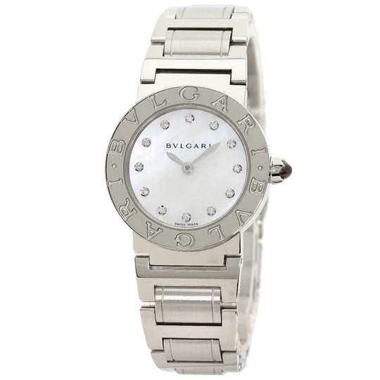 BVLGARI Watches Quartz BBL26S Stainless Steel Silver Bulgari Bulgari White shell dial
