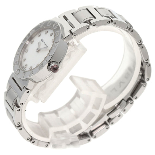 BVLGARI Watches Quartz BBL26S Stainless Steel Silver Bulgari Bulgari White shell dial
