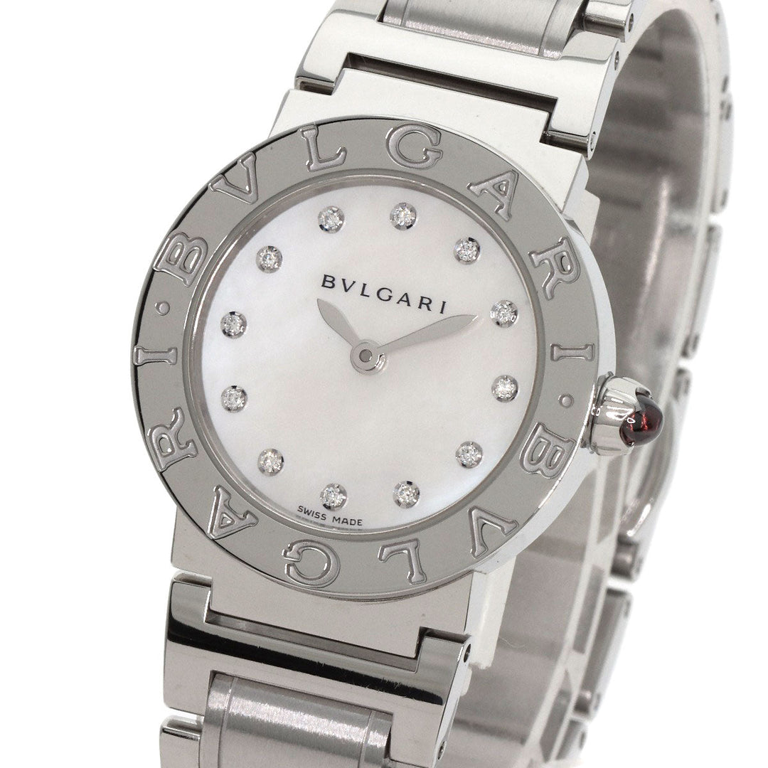 BVLGARI Watches Quartz BBL26S Stainless Steel Silver Bulgari Bulgari White shell dial