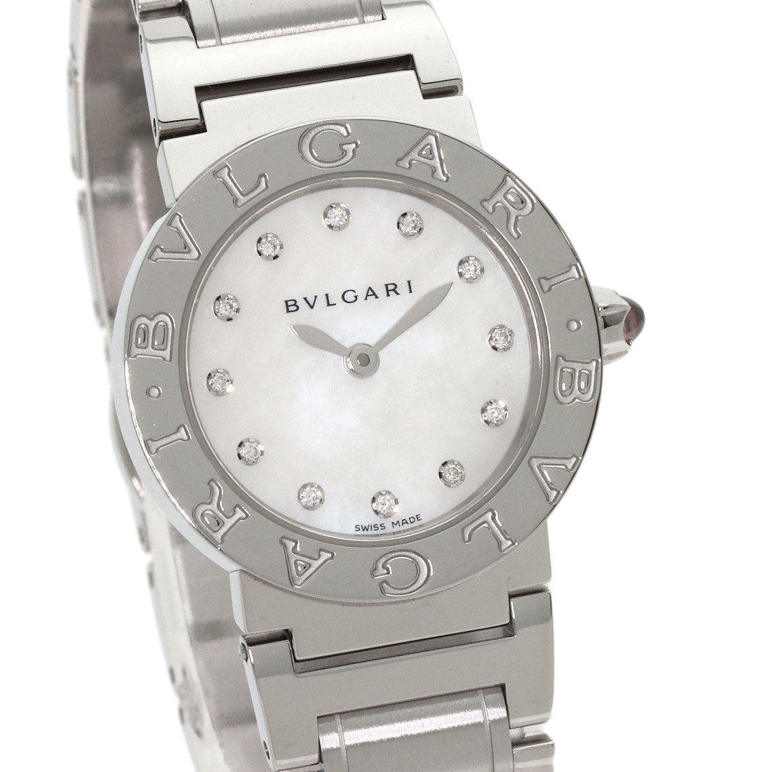 BVLGARI Watches Quartz BBL26S Stainless Steel Silver Bulgari Bulgari White shell dial