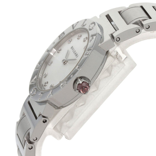 BVLGARI Watches Quartz BBL26S Stainless Steel Silver Bulgari Bulgari White shell dial