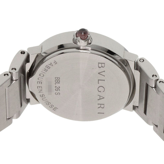 BVLGARI Watches Quartz BBL26S Stainless Steel Silver Bulgari Bulgari White shell dial