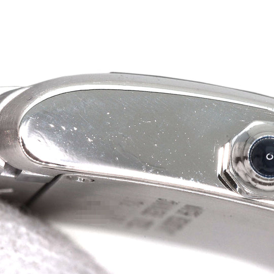 CARTIER Watches Quartz W51008Q3 Stainless Steel , Stainless Steel Silver Tank francaise SM Silver dial Women Used Authentic