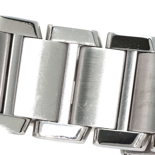 CARTIER Watches Quartz W51008Q3 Stainless Steel , Stainless Steel Silver Tank francaise SM Silver dial Women Used Authentic