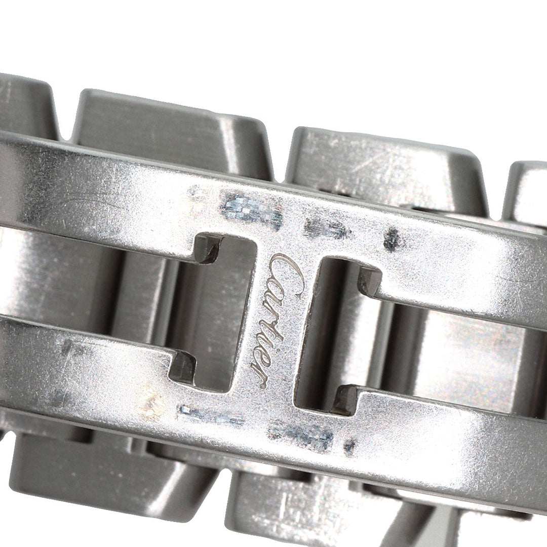 CARTIER Watches Quartz W51008Q3 Stainless Steel , Stainless Steel Silver Tank francaise SM Silver dial Women Used Authentic