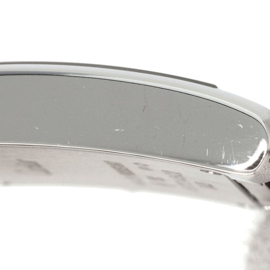 CARTIER Watches Quartz W50012S3 K18WG Silver Tank francaise SM Ivory dial