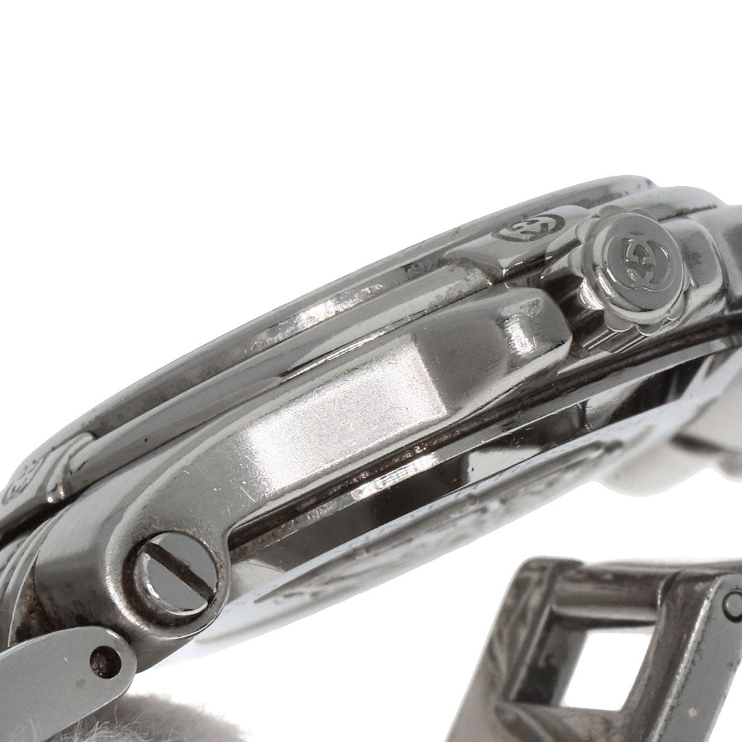 GUCCI Watches Quartz 9040L Stainless Steel , Stainless Steel Silver Round face Silver dial Women Used Authentic