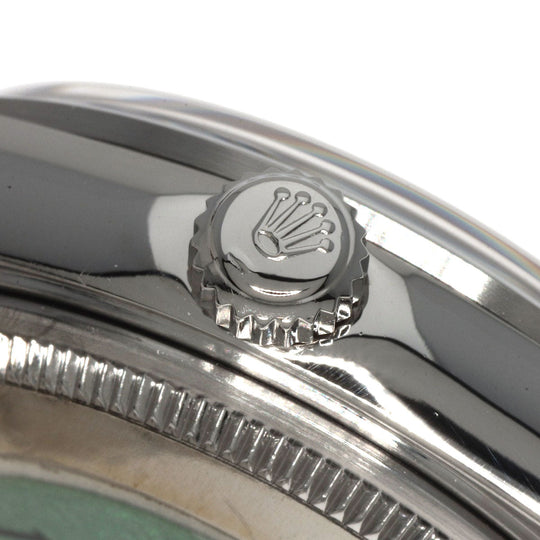 ROLEX Watches Mechanical Automatic 14000M Stainless Steel , Stainless Steel Silver Air king black dial mens Used Authentic