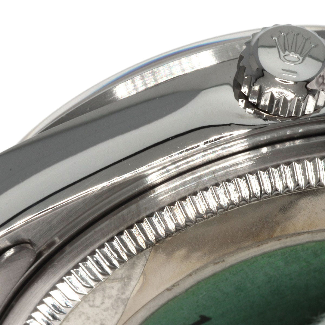 ROLEX Watches Mechanical Automatic 14000M Stainless Steel , Stainless Steel Silver Air king black dial mens Used Authentic