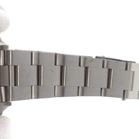 ROLEX Watches Mechanical Automatic 14000M Stainless Steel , Stainless Steel Silver Air king black dial mens Used Authentic
