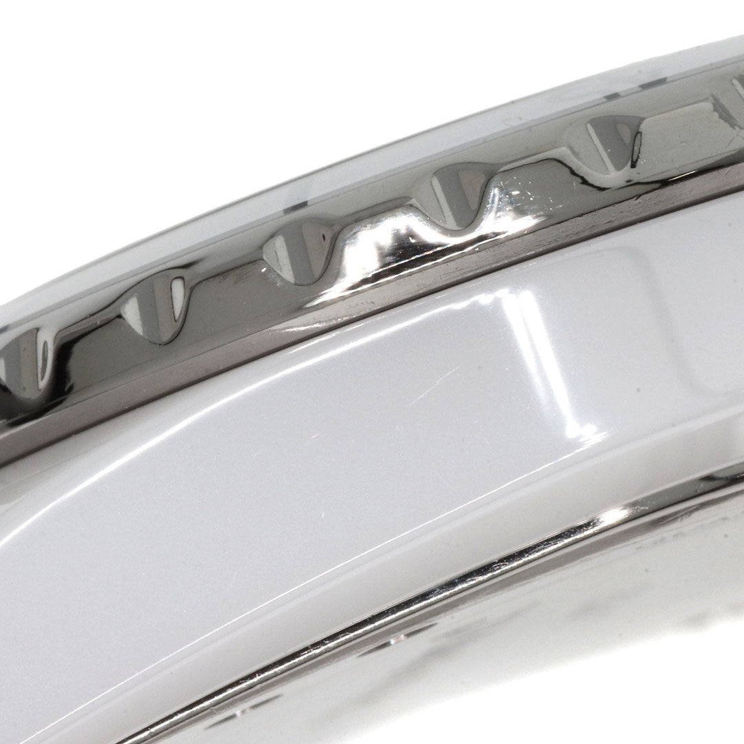 CHANEL Watches Quartz H1628 Ceramic, Ceramic white J12 1.3" White Ceramic 12P Diamond white dial Women Used Authentic