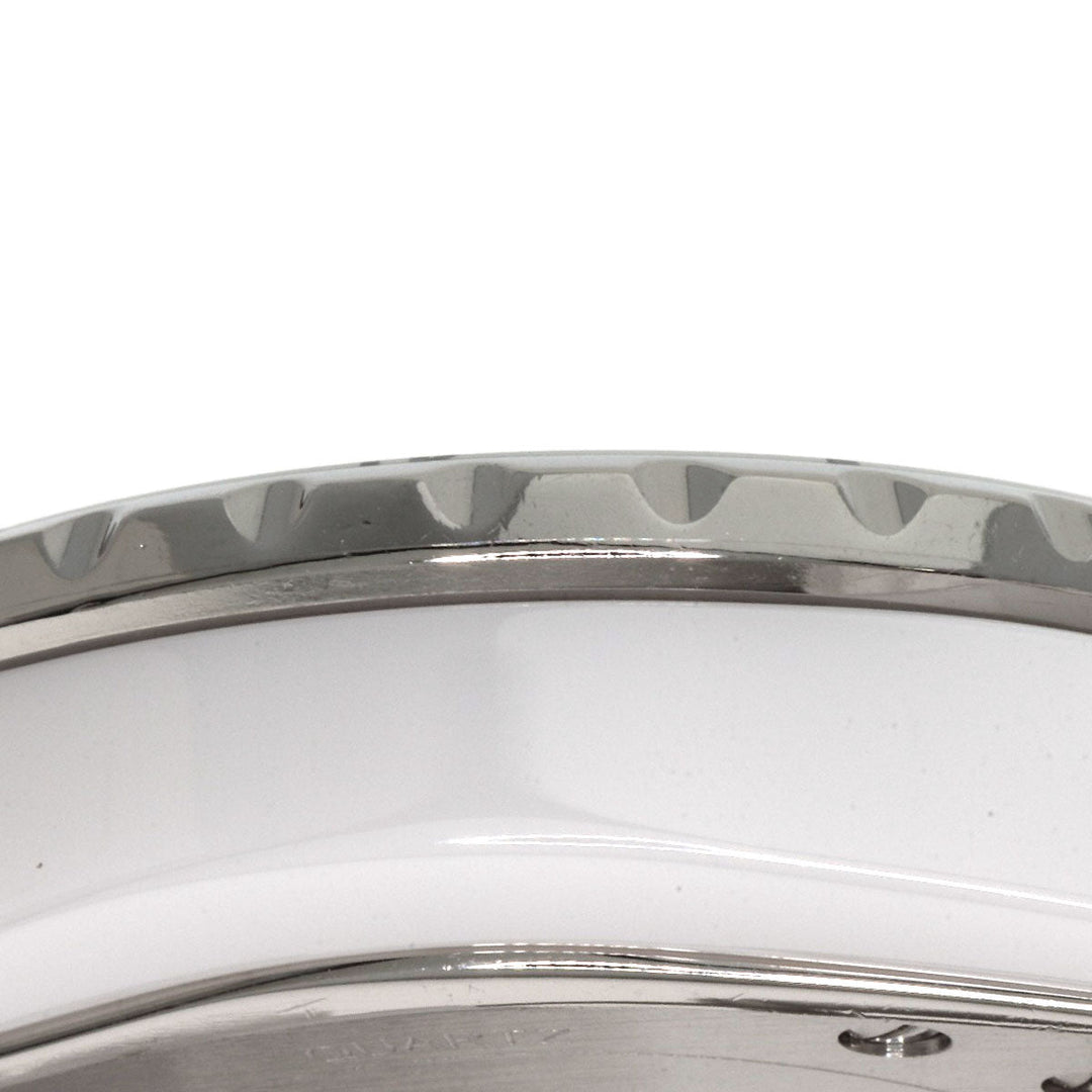 CHANEL Watches Quartz H1628 Ceramic, Ceramic white J12 1.3" White Ceramic 12P Diamond white dial Women Used Authentic