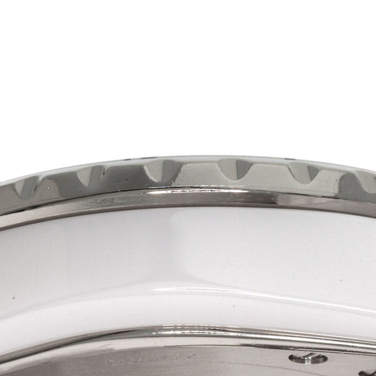 CHANEL Watches Quartz H1628 Ceramic, Ceramic white J12 1.3" White Ceramic 12P Diamond white dial Women Used Authentic