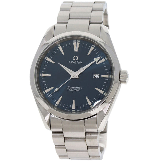 OMEGA Watches Quartz 2517.80 Stainless Steel Silver Seamaster Aqua Terra blue dial