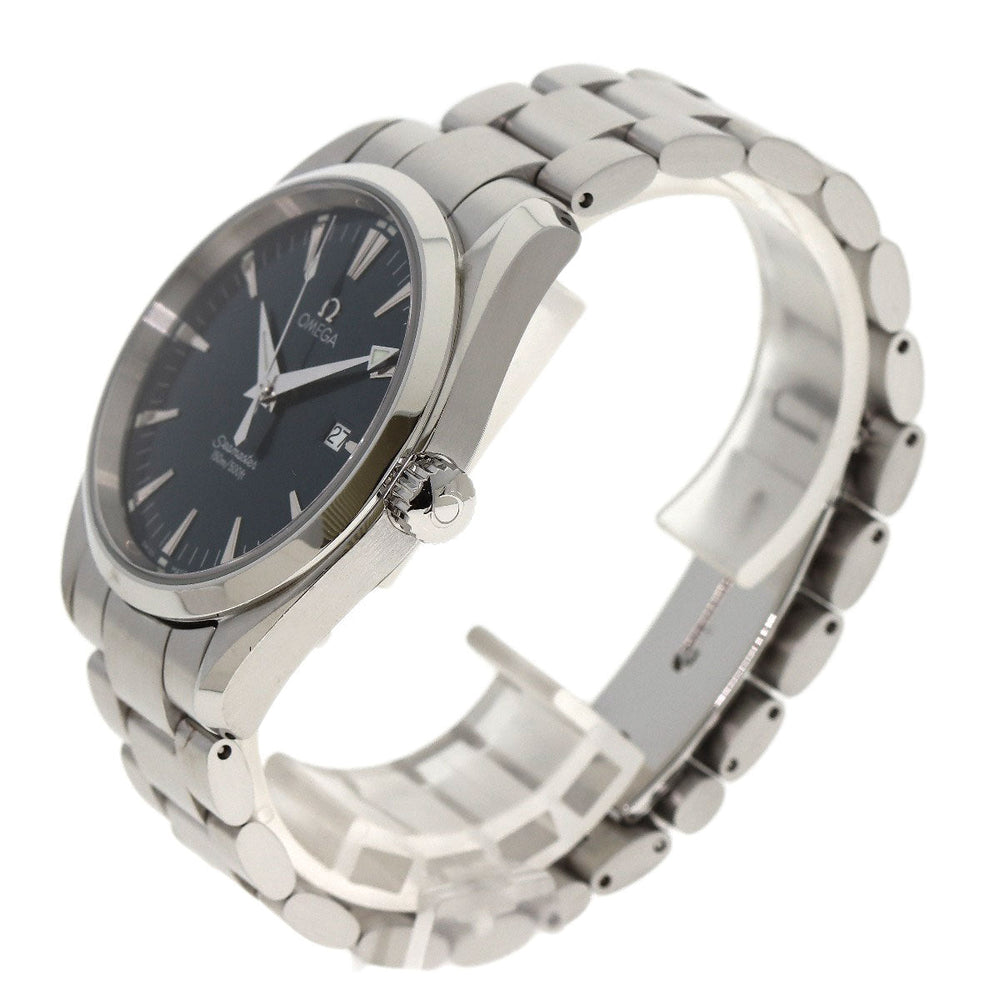 OMEGA Watches Quartz 2517.80 Stainless Steel Silver Seamaster Aqua Terra blue dial