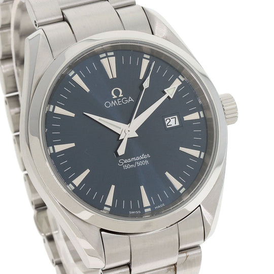 OMEGA Watches Quartz 2517.80 Stainless Steel Silver Seamaster Aqua Terra blue dial