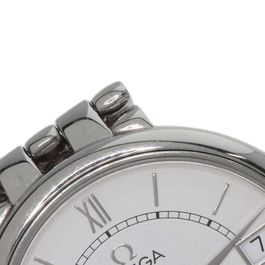 OMEGA Watches Quartz 7514.31.00 Stainless Steel , Stainless Steel Silver De Ville Prestige white dial mens Used Authentic
