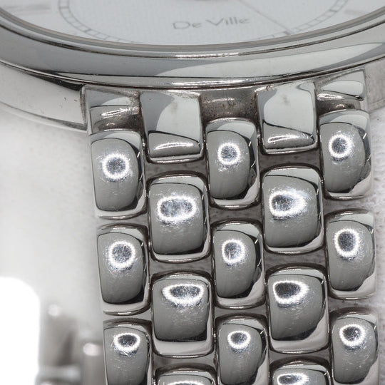 OMEGA Watches Quartz 7514.31.00 Stainless Steel , Stainless Steel Silver De Ville Prestige white dial mens Used Authentic