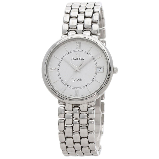 OMEGA Watches Quartz 7514.31.00 Stainless Steel , Stainless Steel Silver De Ville Prestige white dial mens Used Authentic
