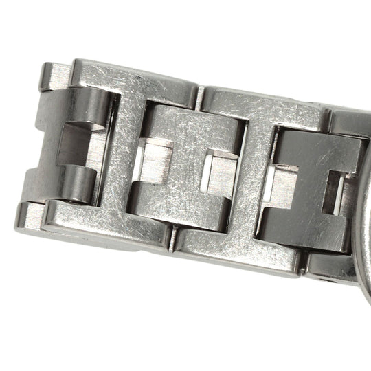 HERMES Watches Quartz PU2.210 Stainless Steel , Stainless Steel Silver Pullman blue dial Women Used Authentic