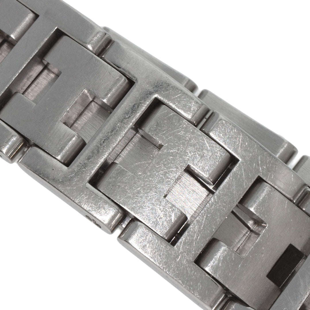 HERMES Watches Quartz PU2.210 Stainless Steel , Stainless Steel Silver Pullman blue dial Women Used Authentic