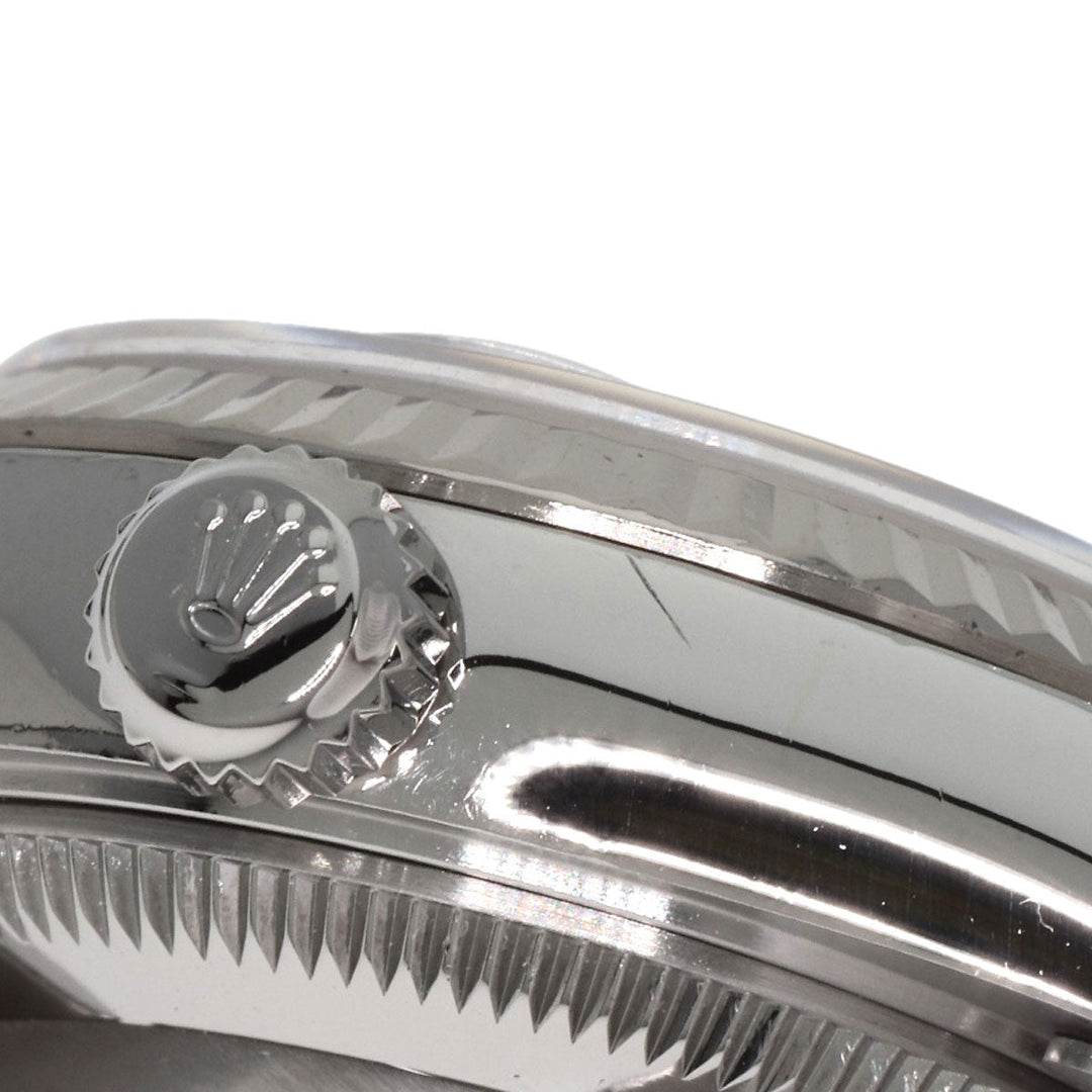 ROLEX Watches Mechanical Automatic 79174G Stainless Steel , Stainless Steel , K18WG Silver Datejust 10P Diamond Silver dial Women Used Authentic