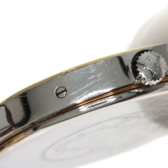 HERMES Watches Quartz Stainless Steel , SSxGP gold Clipper Old Belt cream dial mens Used Authentic