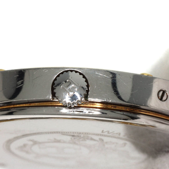 HERMES Watches Quartz Stainless Steel , SSxGP gold Clipper Old Belt cream dial mens Used Authentic