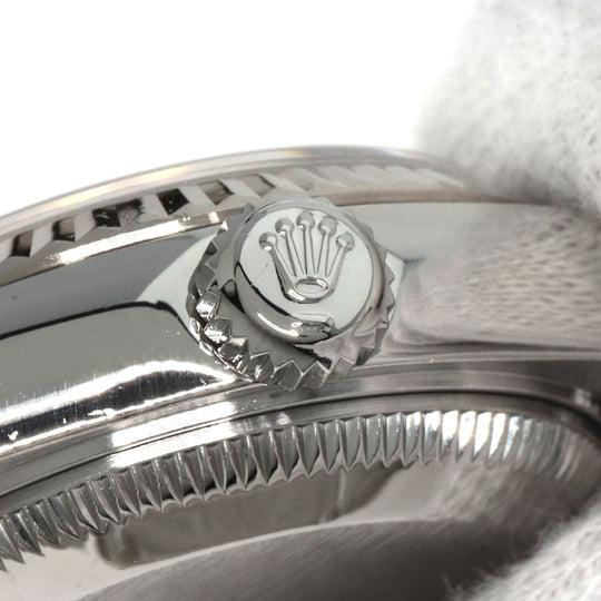 ROLEX Watches Mechanical Automatic 79174NRD Stainless Steel , Stainless Steel , K18WG Silver Datejust shell dial Women Used Authentic