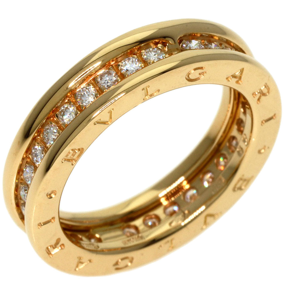 BVLGARI Ring 18K Yellow Gold gold B-zero1 B-zero One 1 Band Diamond #49 Women Used Authentic