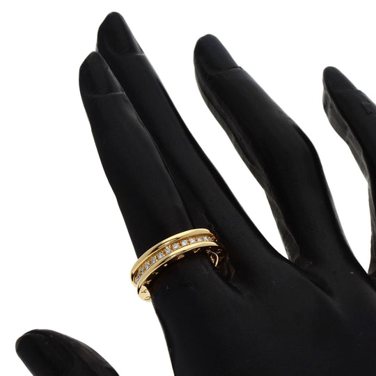 BVLGARI Ring 18K Yellow Gold gold B-zero1 B-zero One 1 Band Diamond #49 Women Used Authentic