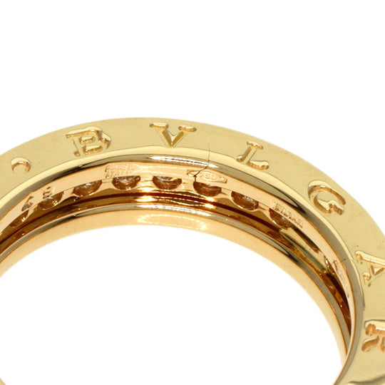 BVLGARI Ring 18K Yellow Gold gold B-zero1 B-zero One 1 Band Diamond #49 Women Used Authentic