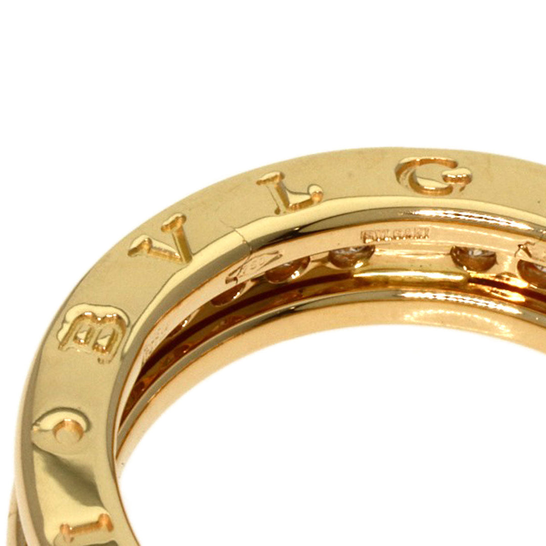 BVLGARI Ring 18K Yellow Gold gold B-zero1 B-zero One 1 Band Diamond #49 Women Used Authentic