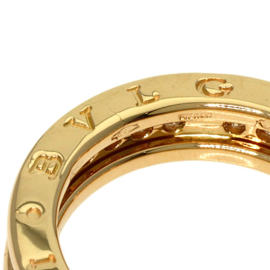 BVLGARI Ring 18K Yellow Gold gold B-zero1 B-zero One 1 Band Diamond #49 Women Used Authentic