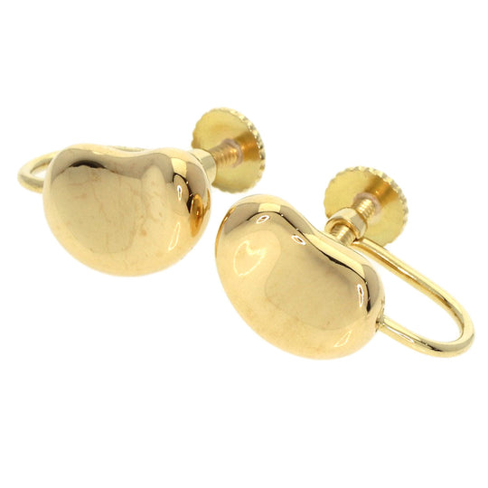TIFFANY&Co. Earring 18K Yellow Gold gold Bean Women Used Authentic