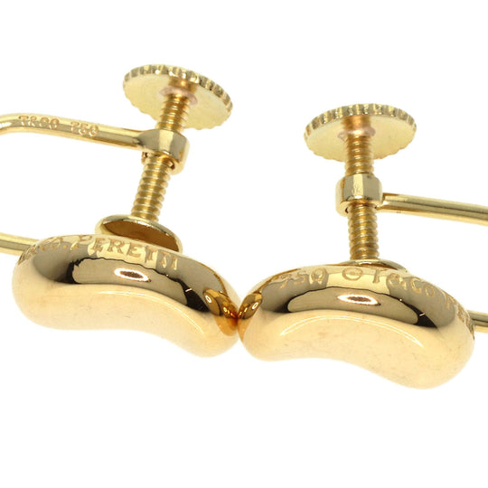 TIFFANY&Co. Earring 18K Yellow Gold gold Bean Women Used Authentic