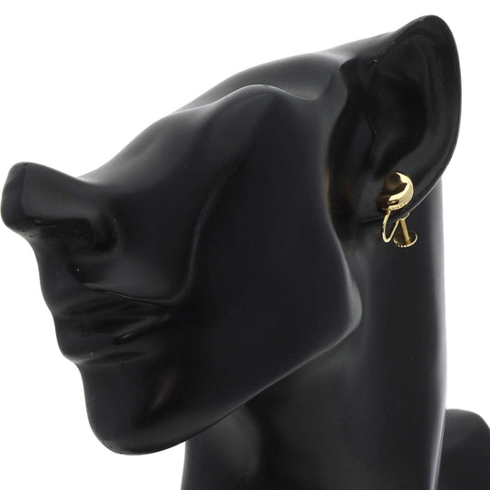 TIFFANY&Co. Earring 18K Yellow Gold gold Bean Women Used Authentic