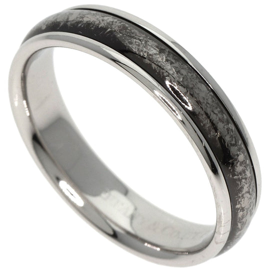 TIFFANY&Co. Ring PT950 Silver Double line