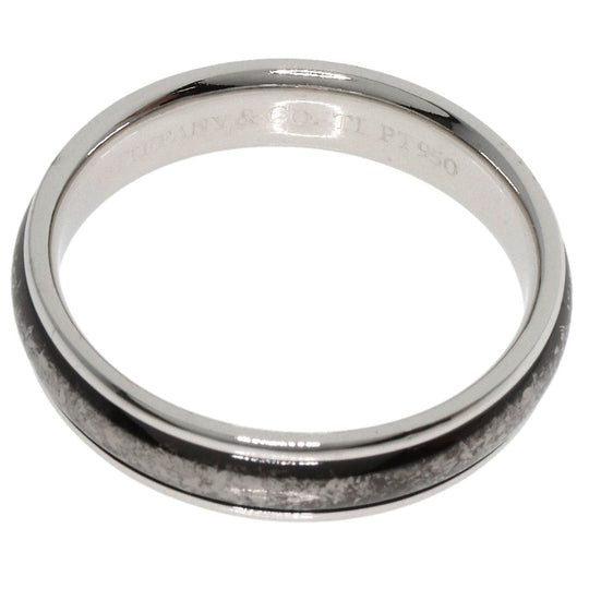 TIFFANY&Co. Ring PT950 Silver Double line
