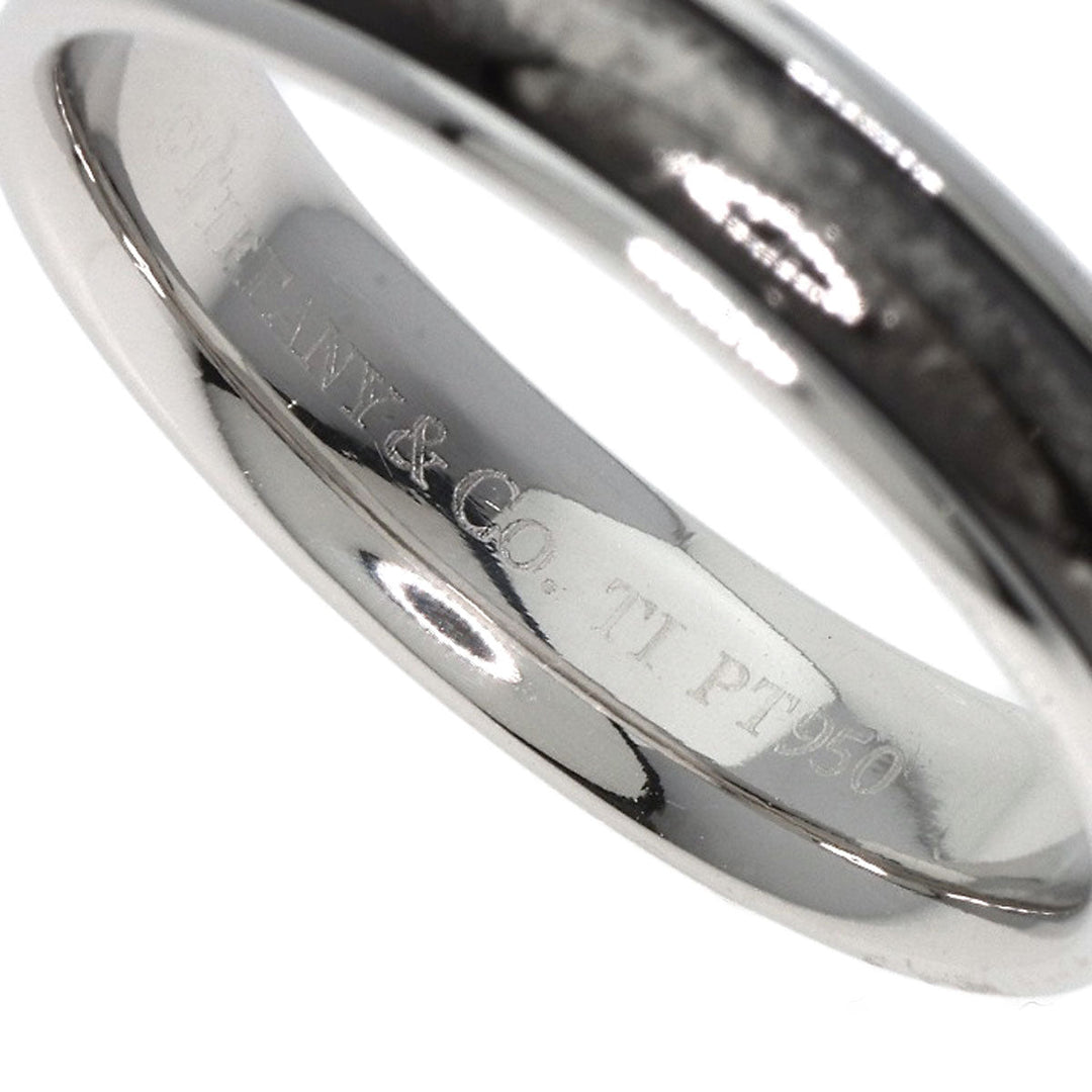 TIFFANY&Co. Ring PT950 Silver Double line