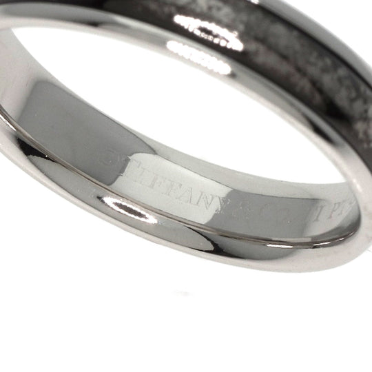 TIFFANY&Co. Ring PT950 Silver Double line